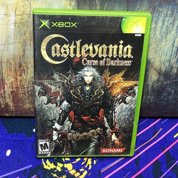 CASTLEVANIA: CURSE OF DARKNESS (MICROSOFT XBOX, 2005) WITH BOX & MANUAL - Picture 1 of 7